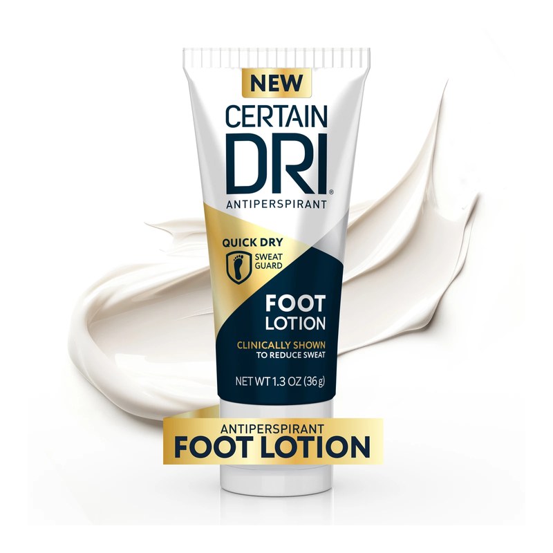Certain Dri Antiperspirant Foot Lotion